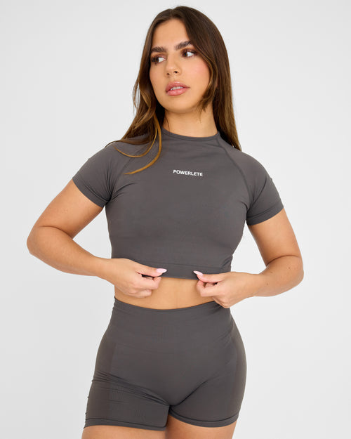 Evolve Seamless SS Crop Top