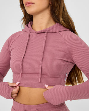 Sudadera con capucha Lounge Cropped